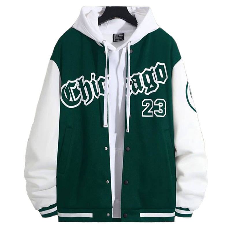Autumn Coat Letter Printed Golf Wear Men Baseball Jacket Spring Casual Long Sleeve O-Neck Jackets Men's Coats S-Xxl