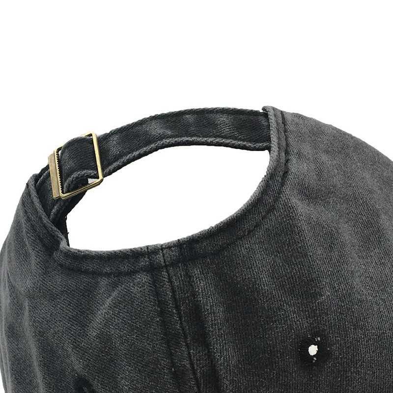 Summer Autumn Future Embroidery Ghost Hip Hop Sunshade Baseball Cap Washed Distressed Outdoor Sunscreen Soft Snapback Hat Q209X241018