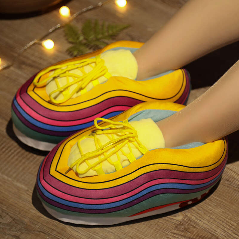 COZOK Unisex One Size Fits Most Eu 36-43 Winter Indoor Cotton Shoes Woman Warmth Home Slippers Women/Men Sneakers Ladies Slipper bfdbd