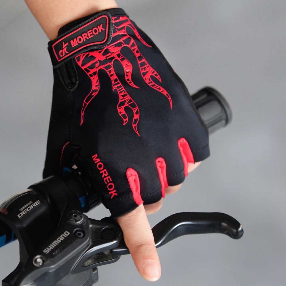 Bike gloves Breathable Bicyc gloves 5MM gel pad mountain bike gloves anti-skid road MTB bicycle sports glovesW241018