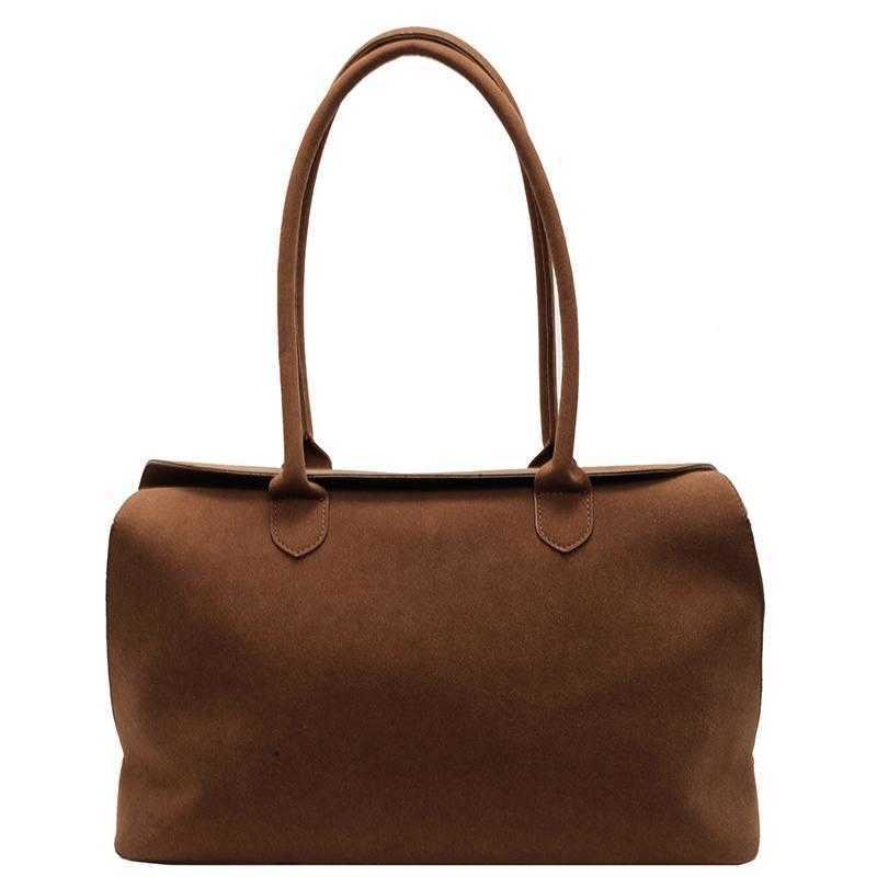 CMM Autumn and Winter Suede Large Capacity Bag for Women New Commuter Versatile Shoulder Bag Handheld Tote Bag