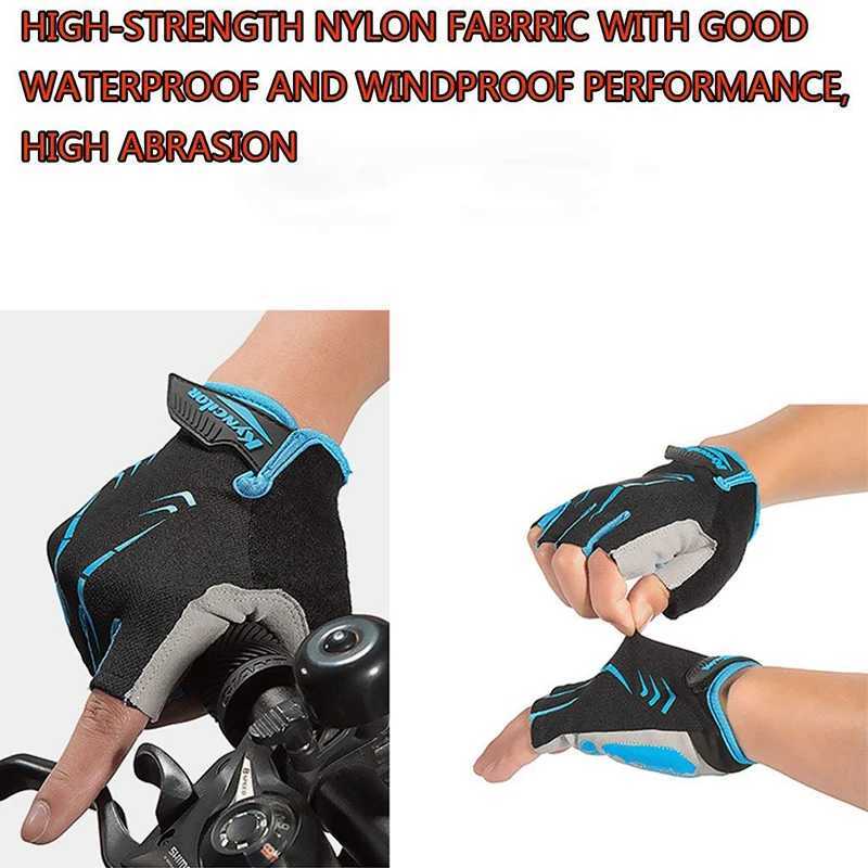 Womens Fiingers gel Bicycle Gloves Breathable and Non slip MTB Bicycle Bicycles Bicyc Gloves Summer Gym Yoga Training GlovesW241018