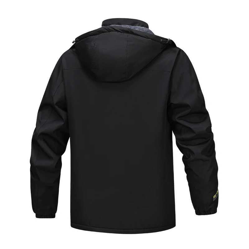 6XL 5XL Men Casual Thicken Warm Cotton Padded Jacket Mens Fashion Hooded Outdoor Windproof Coat Parkas Plus Size Waterproof LX241018