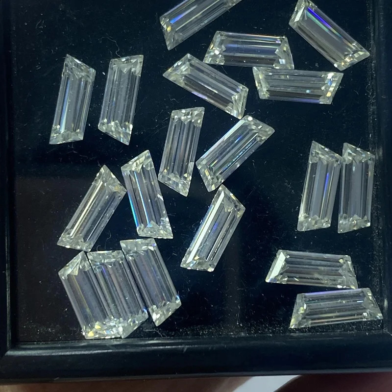 Pirmiana Trapezoid Shape Loose Stone Side Gemstones for Jewelry Rings Making 241010
