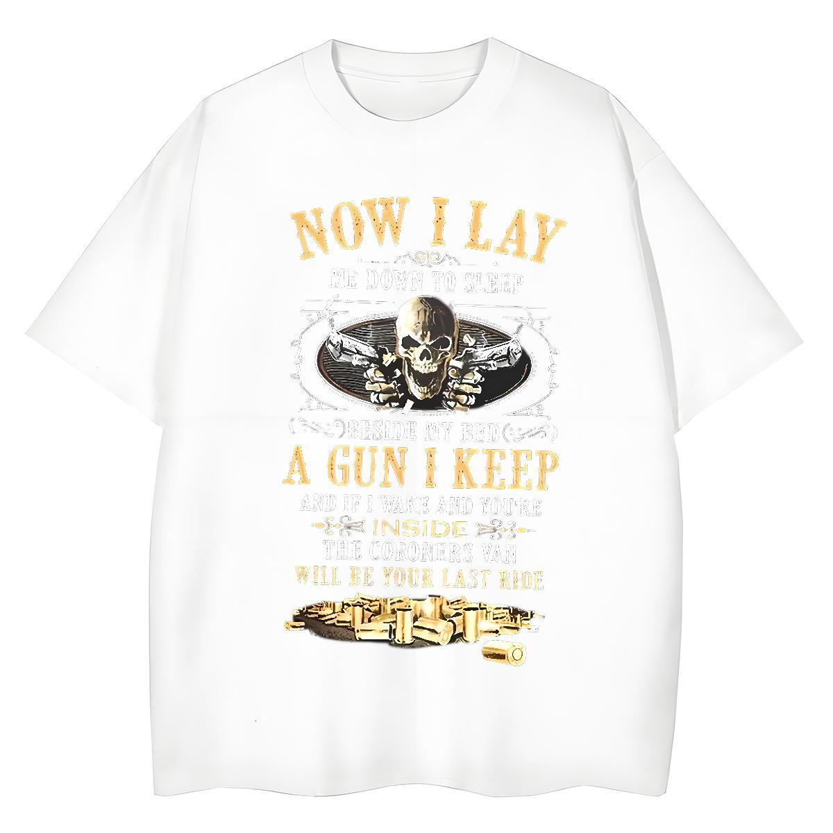 DIY T Shirt For Woman 230g Pure Cotton O-Neck Short Sleeve Daily Outfit skull Tshirt for Man Woman Wholesale Oversized L-4XL Clothes Shirt