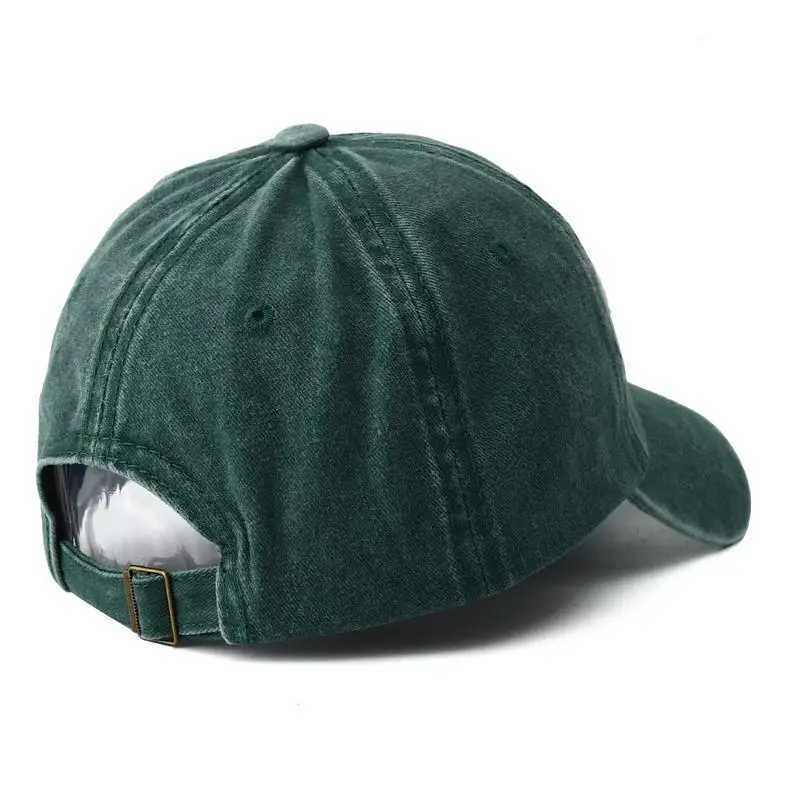 2023 High Quality Brooklyn Embroidery Snapback Hat for Men Vintage Black Green Washed Baseball Caps for Women Gorras HombreX241018