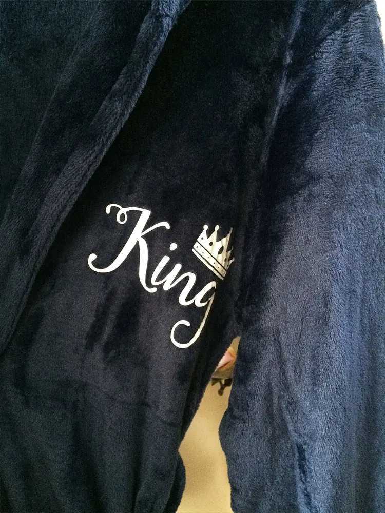 Personalization Hooded Bathrobe for Couples Custom Winter Hooded Bathrobes Wedding Husband Wife Gift Customized Bath Robes 2023XJ241018
