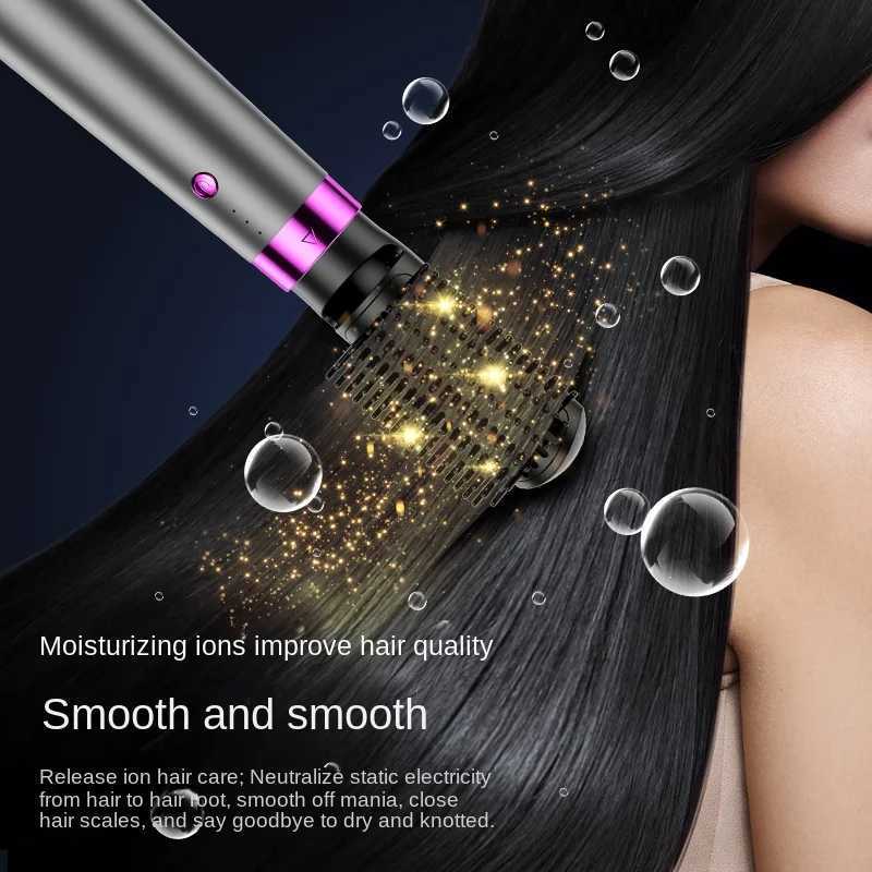 5In1 Negative Ion Hair Dryer Home Use Hot Air Comb Hair Straightening and Curling Hair Styling Curling Iron Professional HairXJ251022