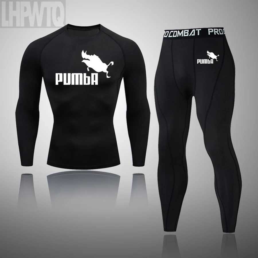 Mens Thermal Underwear Mens Compression Sport Thermal Underwear Tracksuits Joggers Training Fitness Gym Long Johns Rashguard Clothes Running Set Me Y2