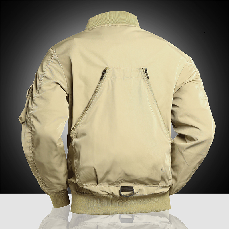 Spring And Autumn Japanese Functional Multi Pocket Outdoor American Retro Work Suit Flight Loose Baseball Uniform Jacket