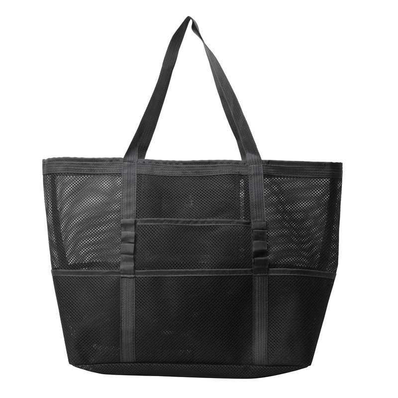 Fashionable mesh beach bag, large capacity beach tote bag, beach bag, fashionable girl's trendy casual bag, trendy 241015