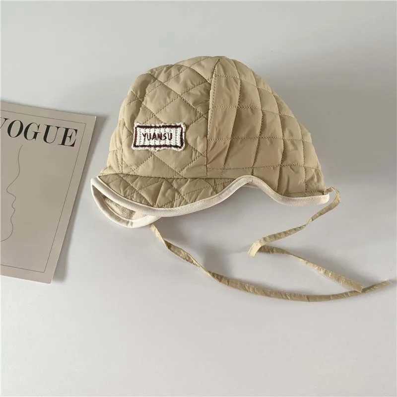 2024 Autumn Winter Baby Hat Childrens Warm Ear Caps For Boys Girls Korean Style Plush Warm Caps For Babies LX241018
