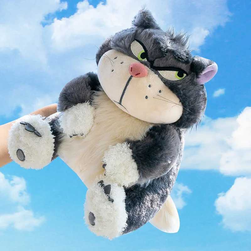 30CM Creative Lucifer Funny Cat Plush Toy Doll Lucifer Doll Ornaments Childrens Comfort Pillow Holiday GiftXJ250218