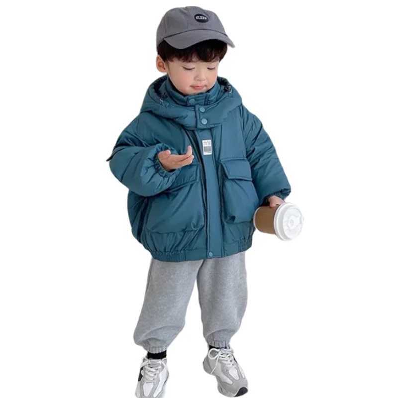 Mens coat cotton jacket windproof coat winter autumn thick warm cotton Christmas gift childrens clothing M241018