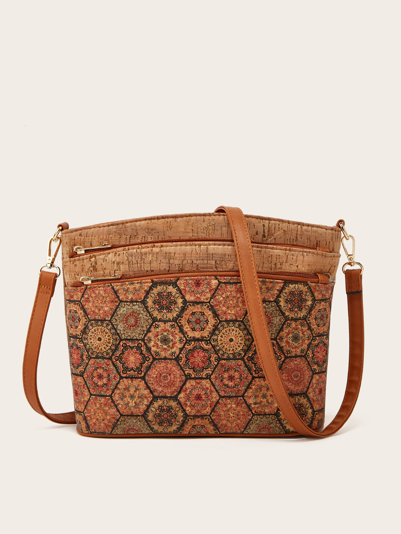 New casual and fashionable women's ethnic style single shoulder crossbody personalized leisure tree leather bag #36 ddmymoon