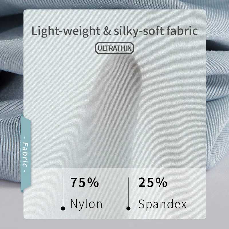 Mens Thermal Underwear 52025 Men Underwear Ultralight Ultrathin Underwear Seamless Elastic SemiTransparent Comfortable Clothes Sexy Long Johns Me Y241