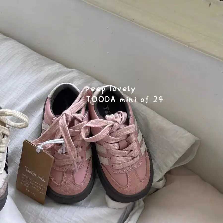 Sneakers Boys and girls canvas shoes ldren school performance shoes ldren baby ldren biscuit bottom breathable childrens fashion shoes J241015
