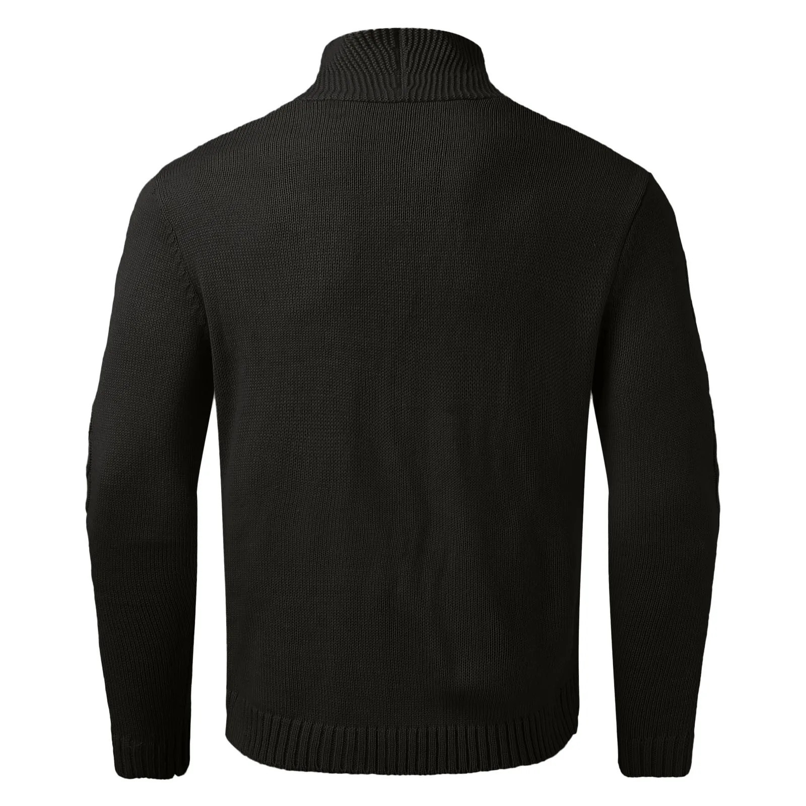 V Neck Men Cable Knit Cardigan Sweater Slim Fit Long Sleeve Casual Cardigans Coat Clothing Autumn Winter Jacket 241018