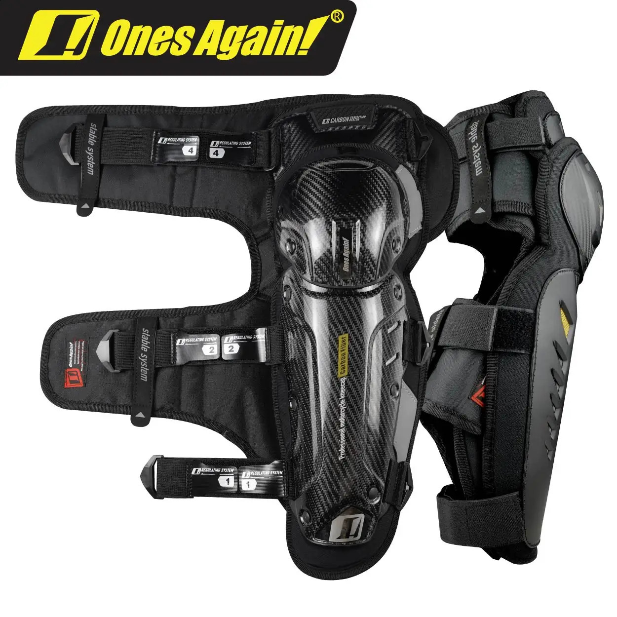 Ones again Carbon fiber motorcycle Knee and elbow pads Motocross Protector Pads Unique MTB knee protector Women with knee 241017