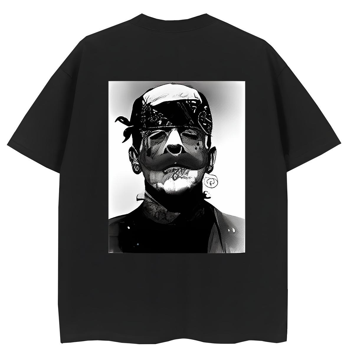 Fashion New T Shirts Women 230g 100% Cotton Breathable Soft Street Casual portrait Couples T Shirts Loose Anime Tops Shirt