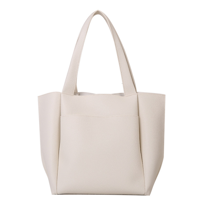 Leisure large capacity shoulder 2024 new trendy Korean version simple hand-held women's tote bag for women #29 c1f5b