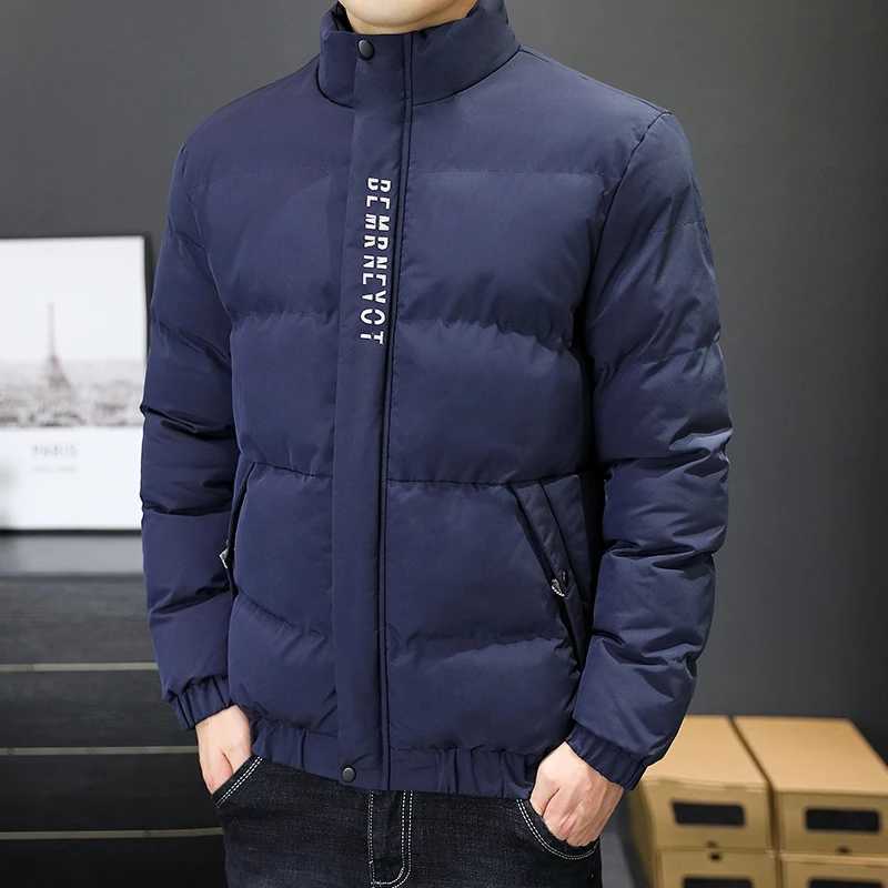 Male Brand Casual Loose Stand Collar Down Coats Outdoor Thicken Warm Outerwear Mens Winter Parkas Jackets Down Jackets LX241018