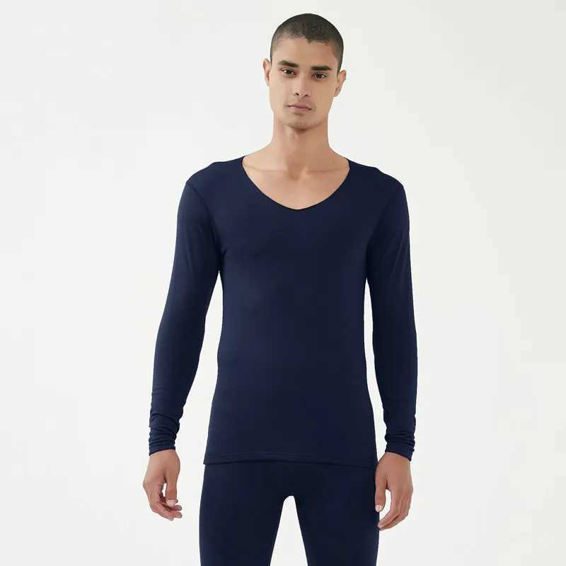 Men's Thermal Underwear Fancy Winter Hot Underwear Mens Long Wear Johns Kp Warm Hot Clothing Mens Hot Underwear Plus Velvet Size L-XXXL Y241018Y1
