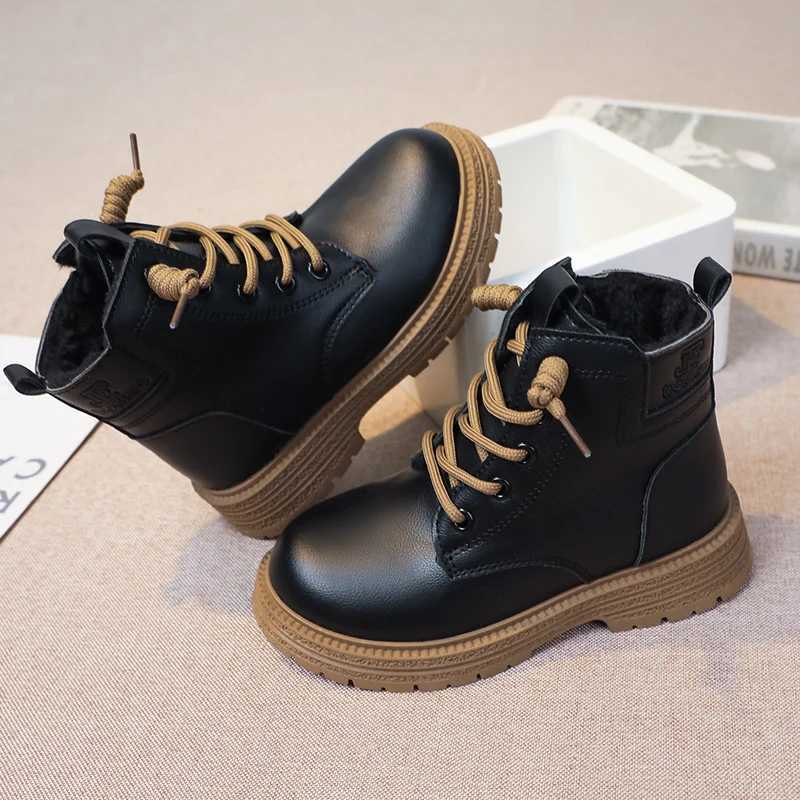 Boots Womens leather boots with waterproof and anti slip zipper winter outdoor low cut flat Hl womens cotton boots size 26-37 Sandas De Mujer H241018