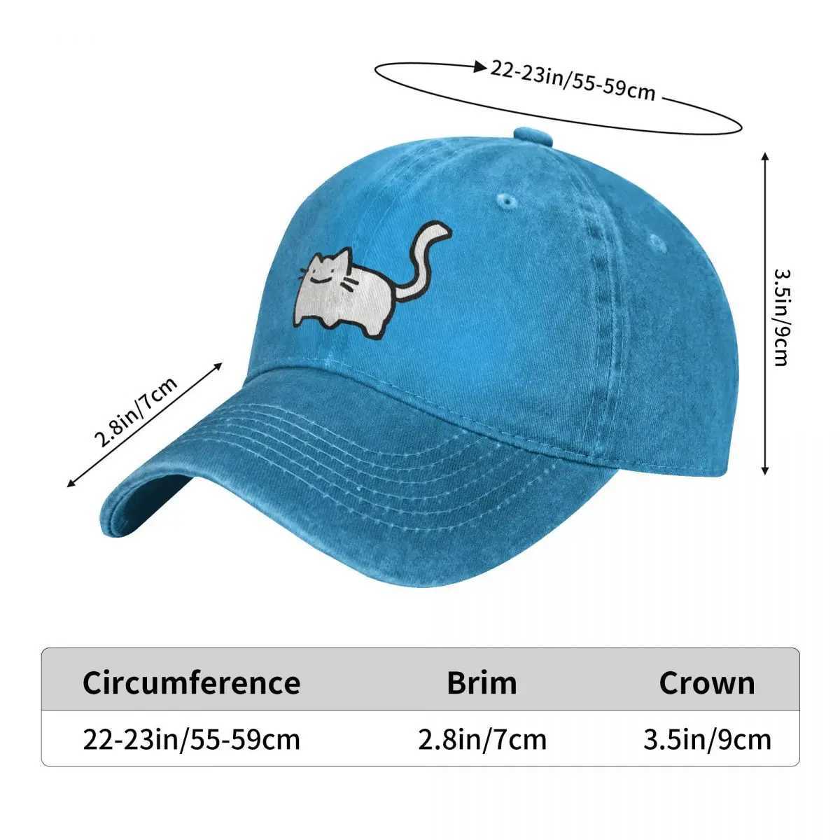 Cat Baseball Caps Peaked Cap Animal Sun Shade Hats for Men WomenX241018