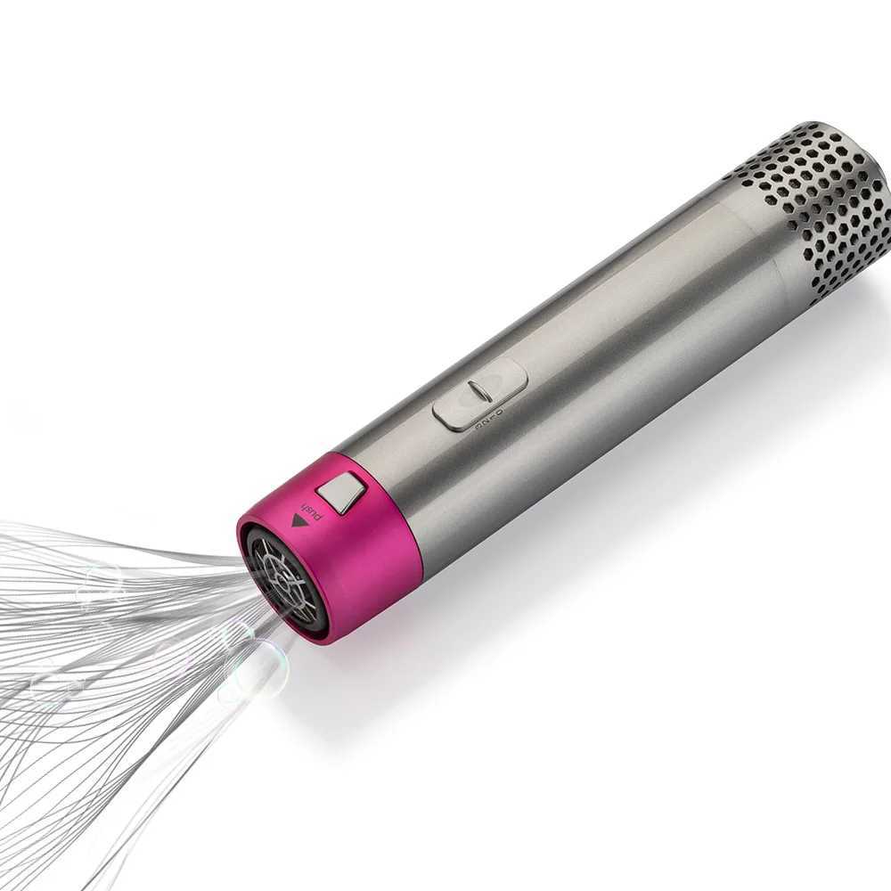 Electric Hair Dryer Blow Dryer Comb Rotating Hot Air Brush 5 In 1 Hairdryer Hair Blower Brush Hair Curler Curling Iron StylerXJ250305