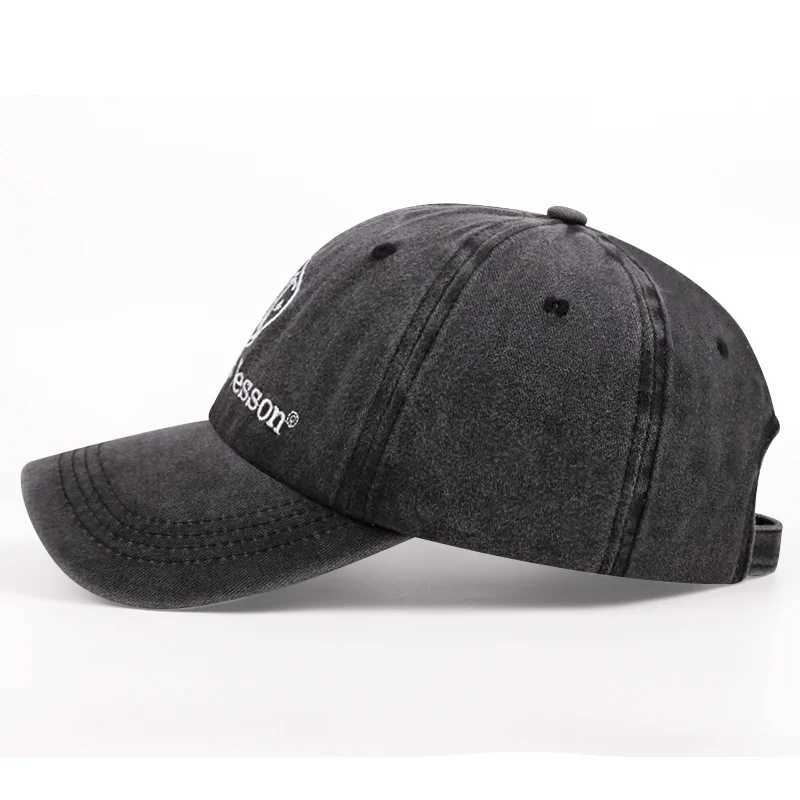 Autumn Mens Hats Cotton Retro Baseball Caps For Men Golf Cap Letter Embroidery Trucker Hats For Women Washed Snapback HombreX241018