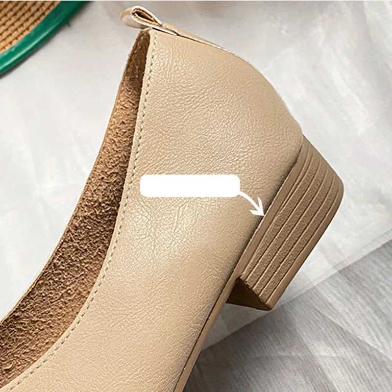 Womens elegant summer French square toe green Mary Jens cute casual flat shoes womens low heel soft soled flat shoesXJ250319