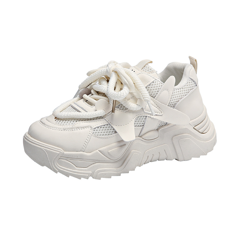 New Korean Version Instagram Trendy Versatile Thick Soled Casual Shoes