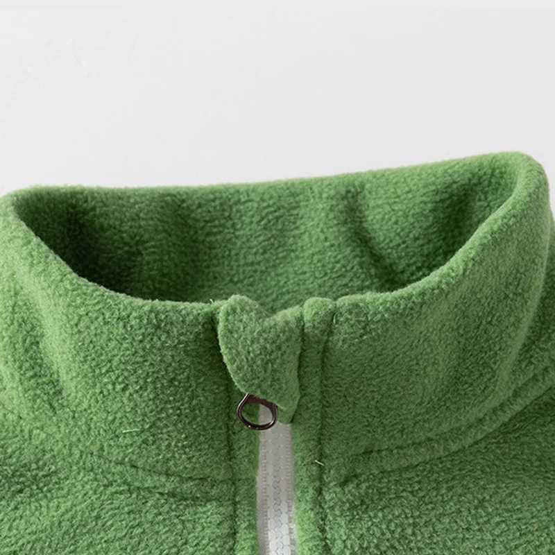 IYEAL New Autumn Winter Childrens Top Boys Thickened Color Matching Zipper Jacket M241018