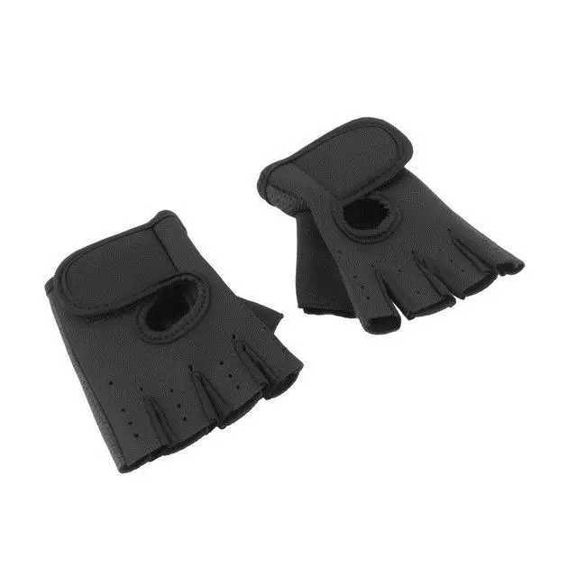 Anti slip weight half finger womens gym gloves womens fitness weightlifting finger glovesW241018