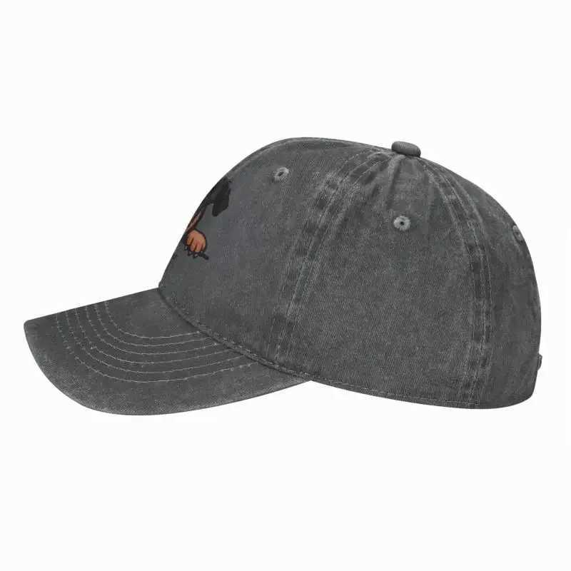 Punk Unisex Cotton Peeking Dog Rottweiler Baseball Cap Adult Adjustable Dad Hat Men Women OutdoorX241018
