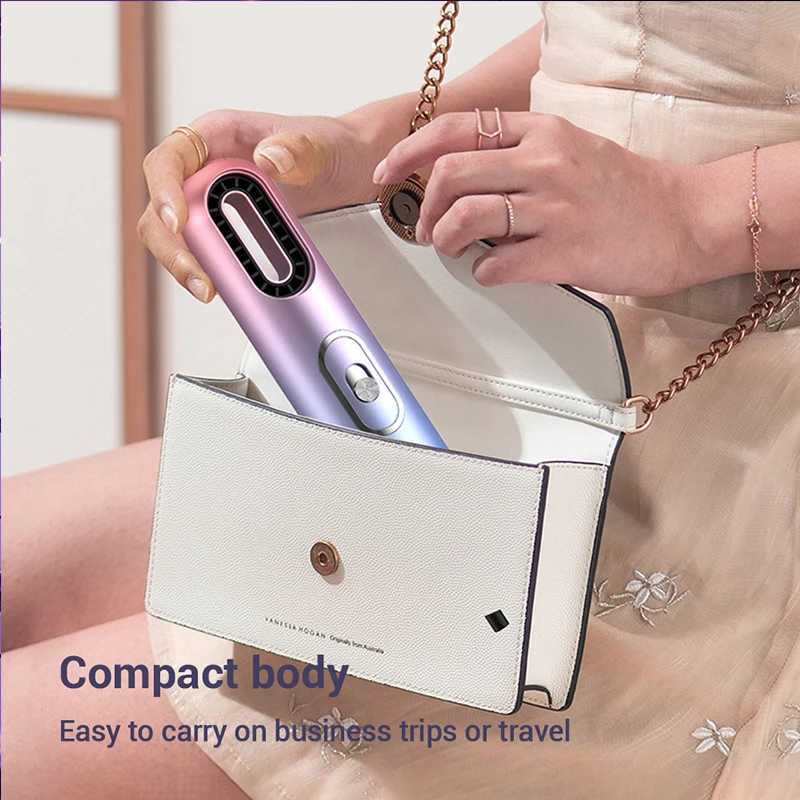 Negative Ion Bladeless Leafless Hair Dryer Mini Portable Household Hair Dryer Hair Styling Tool XJ250605