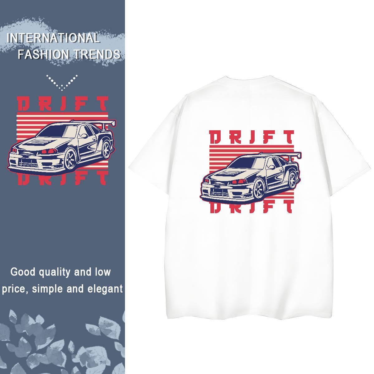 TOP Quality T-Shirts 230g Pure Cotton Comfortable Outdoor car Lady T shirt Nice Custom Printed Tees