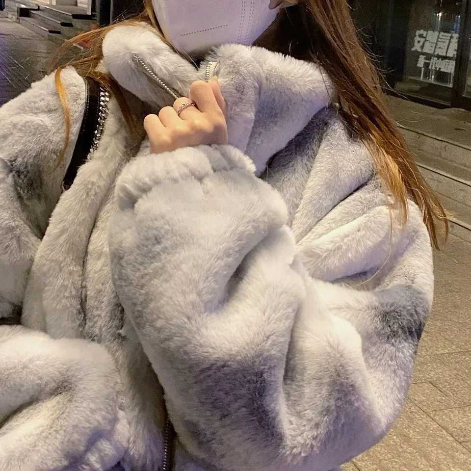 Lamb Wool Coat Womens 2024 Winter Jacket Luxurious High-end Large Size Thick Padded Outerwear Female Korean ParaksX241018