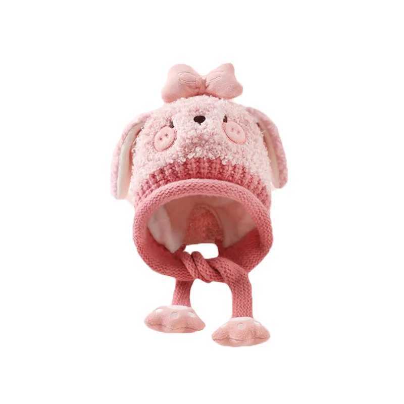 Baby Hats for Winter Kids Hat with Cotton lining Fleece hats Girls and Boys Cotton Ear Protection Hat Warm Caps for Cold Weather LX241018