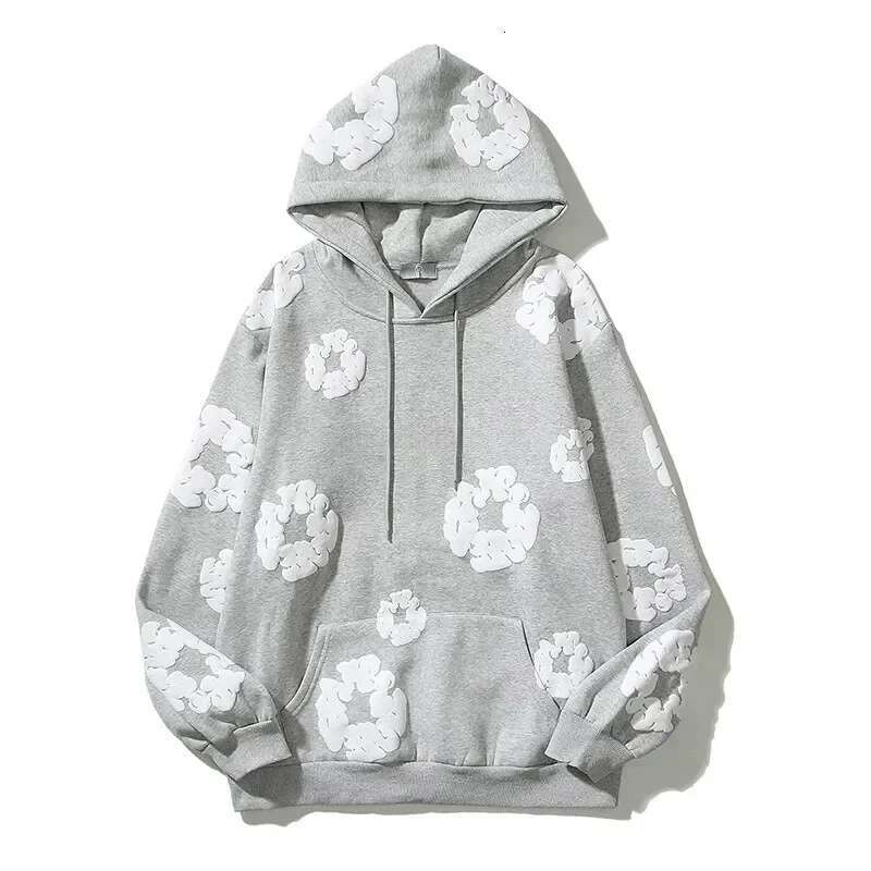 Y2k Men 3D Foaming Printed Cotton Women Sweatshrts Thicken Pullovers Long Sleeves Hoodies Fashion Man Winter Clothes