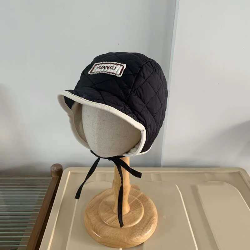 2024 Autumn Winter Baby Hat Childrens Warm Ear Caps For Boys Girls Korean Style Plush Warm Caps For Babies LX241018