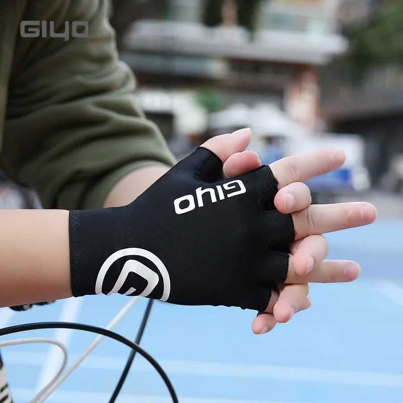 GIYO Mountain Road Bike Summer Bike Gloves Breathable Half Finger Gloves Mens and Womens Sports Cycling Shockproof Bike GlovesW241018
