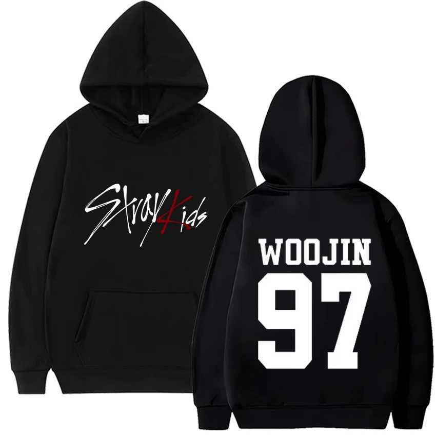 Trend Kpop Stray Kids SKZ Hooded sweatshirts Men Women Fleece Straykids Seungmin FELIX HYUNJIN JEONGIN MINHO Printed HoodieC241018