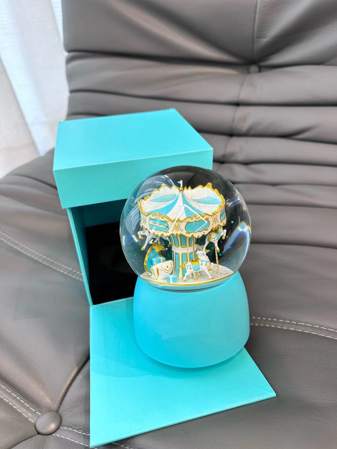 Christmas Decorations Snow Globe Classics Letters Crystal Ball With Gift Box Limited Birthday Gift Christmas Gift