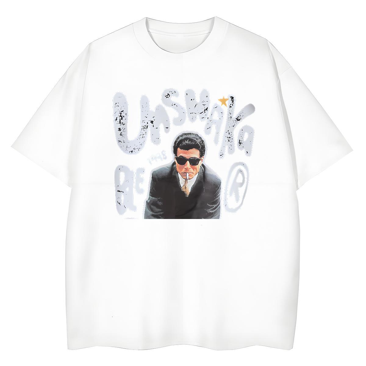 Designer Women T Shirts 230g 100% Cotton Short Sleeve O-Neck Sports Street Wear portrait Women Tshirts Comfortable DIY Anime Printed Top Tees