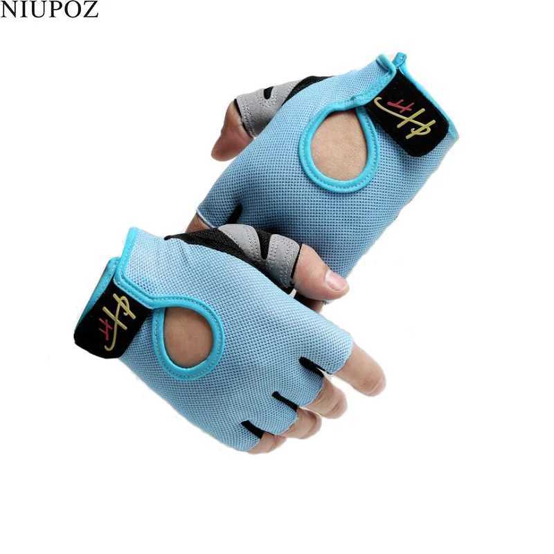 Half finger outdoor sports gloves mens and womens cycling gloves Luvas Guantes protective gloves suitable for climbing finger gloves S1W241018
