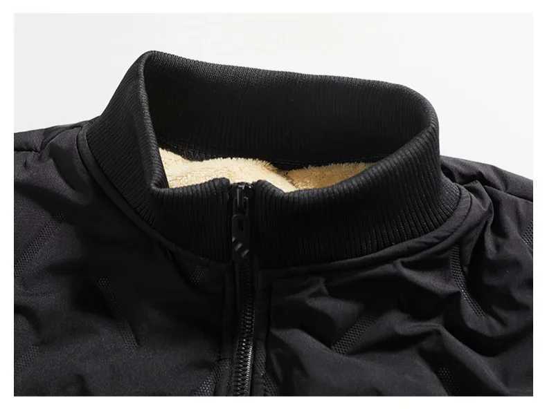 Mens Cotton Jacket 2024 Winter New Solid Color Thickening Short Slim Fit Business Stand Collar Coat Mens Trend Down Jackets LX241018