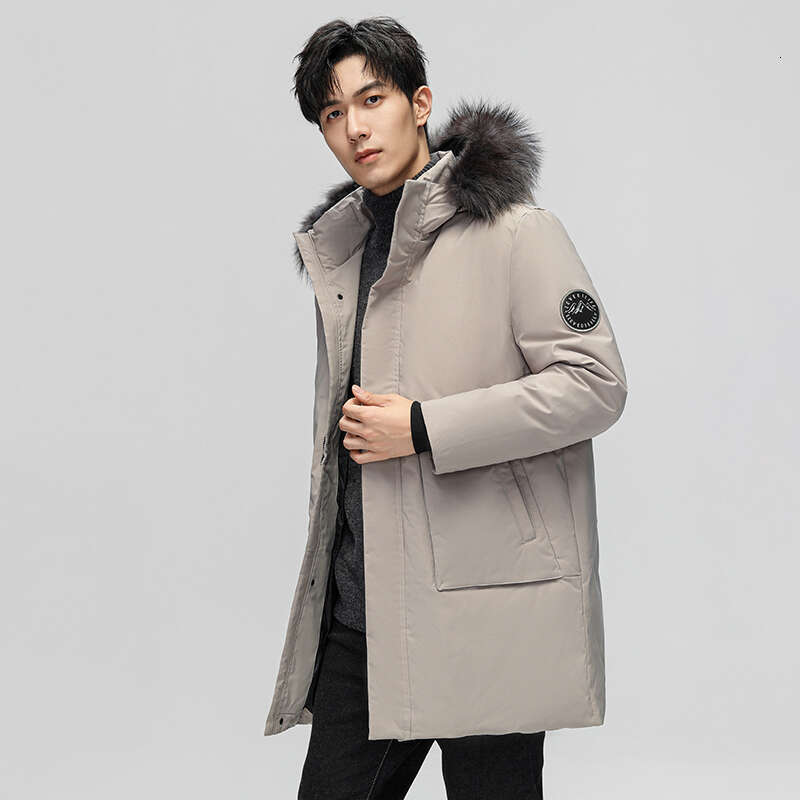 Hooded Cotton Large Fashion Thickened Loose Men's Parkas Coat New Long Casual Thick Warm Jacket