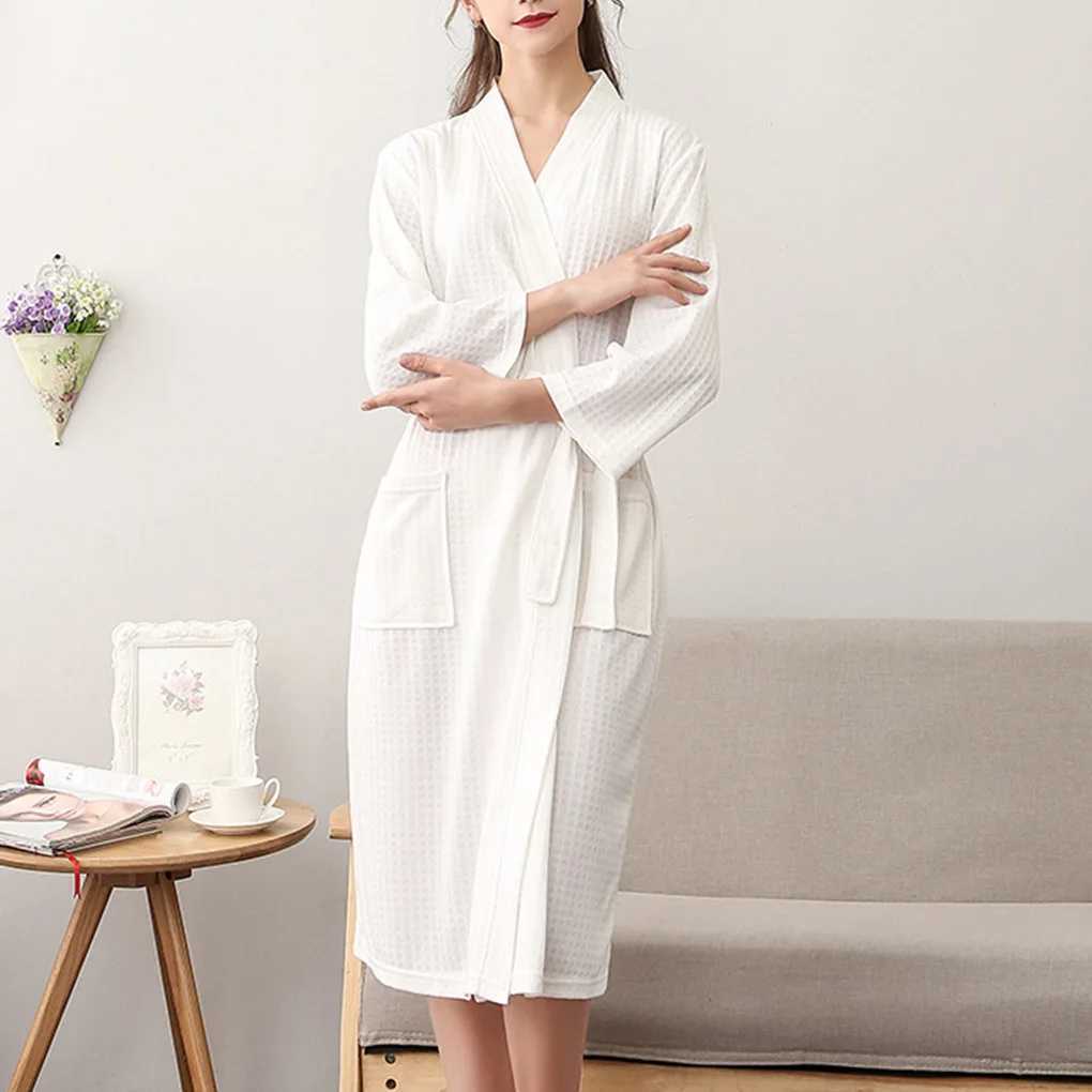 Women Spring Summer Kimono Couple Long Sleeve Bath Robe Quick Dry Absorbent Bath Towel Unisex Fashion Thin BathrobeXJ241018